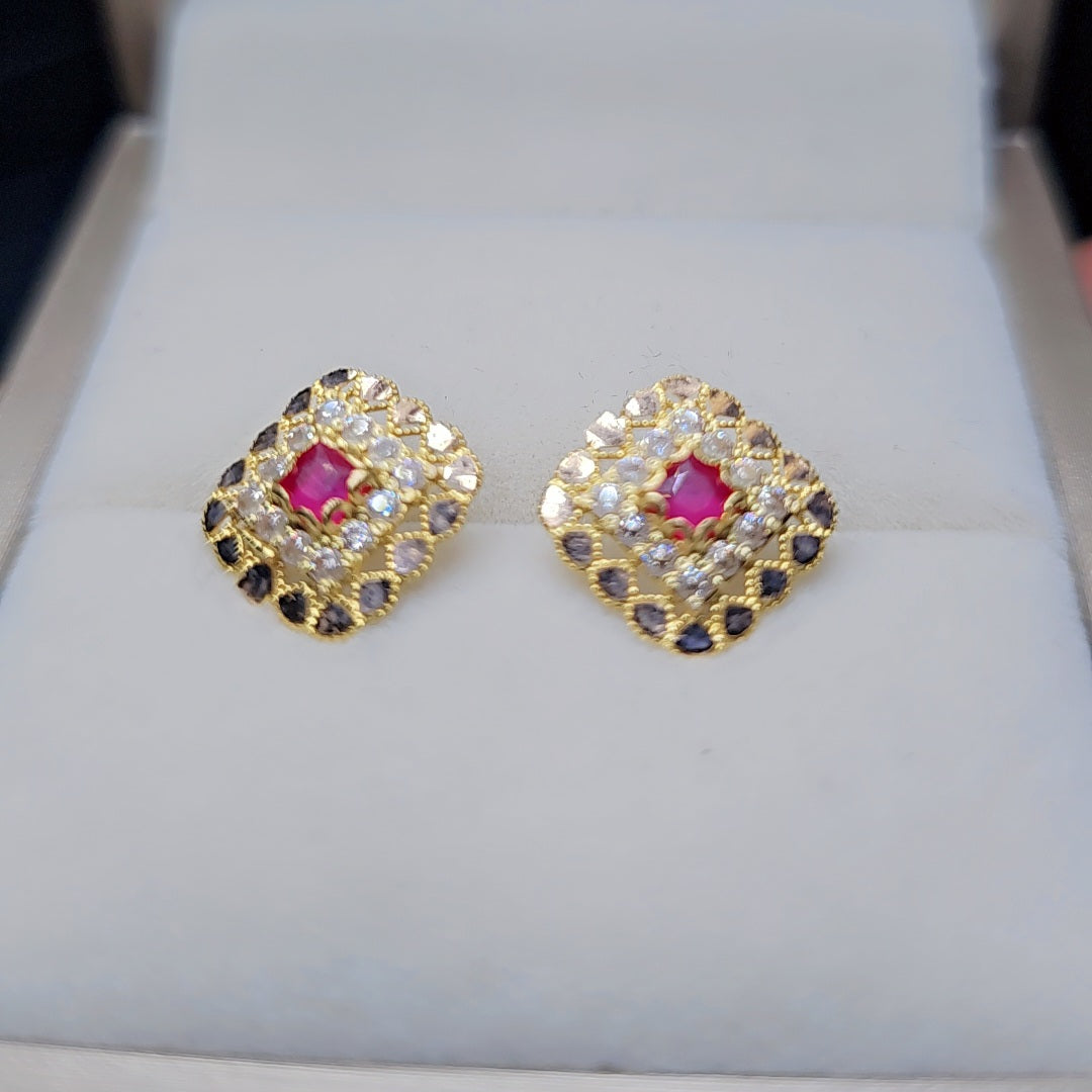 Royal Ear studs 21.ct