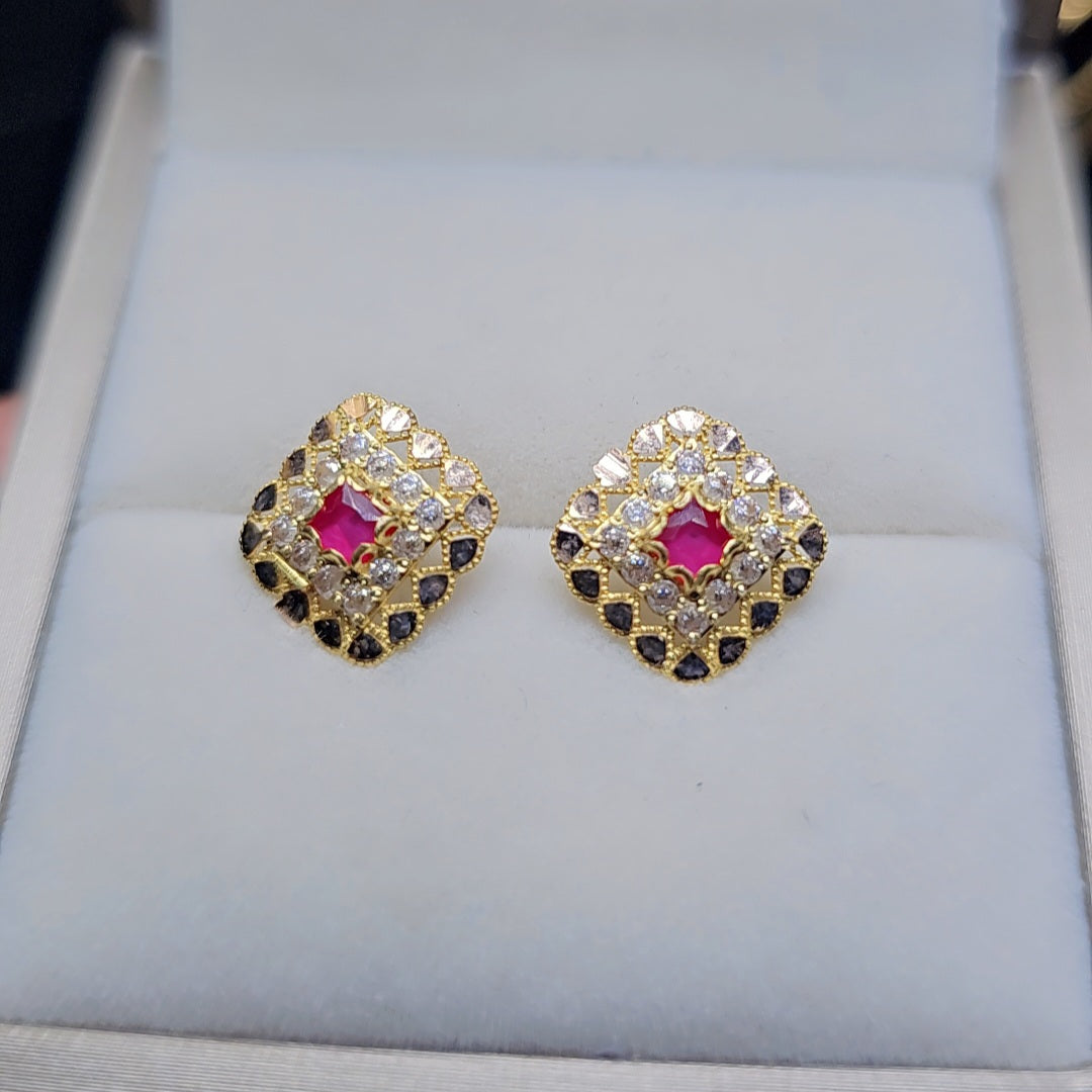 Royal Ear studs 21.ct