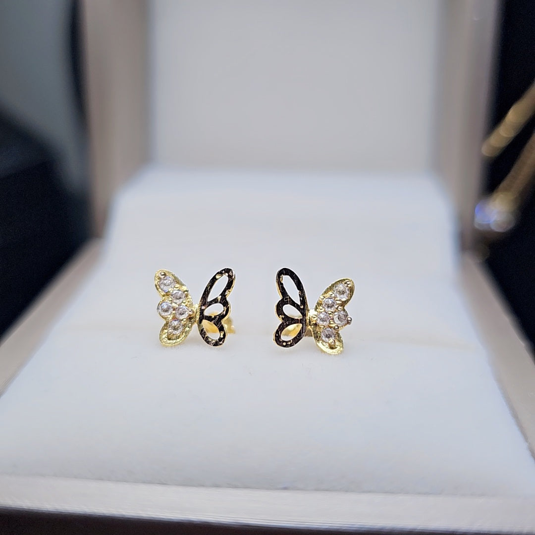 Butterfly Ear studs 21.ct