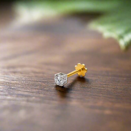 Diamond nose pin